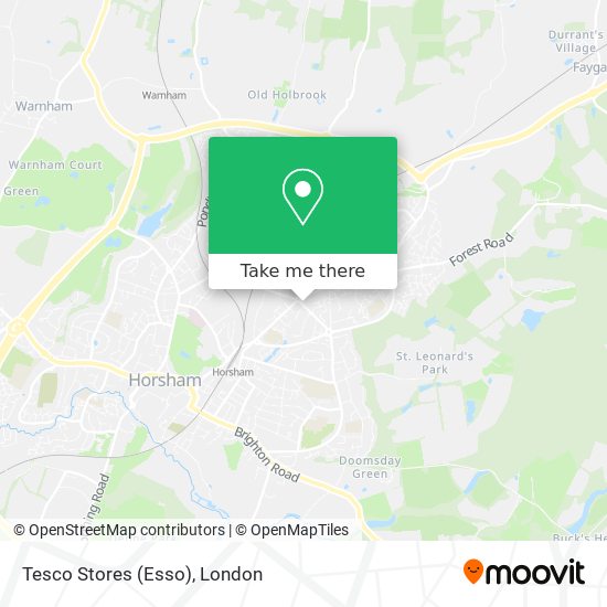 Tesco Stores (Esso) map