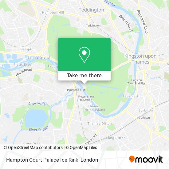 Hampton Court Palace Ice Rink map