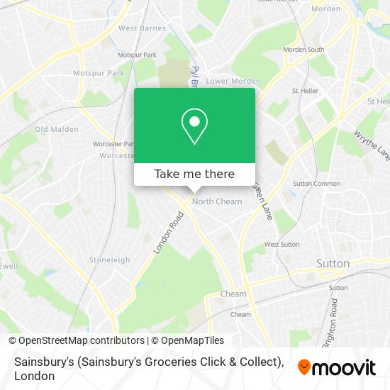 Sainsbury's (Sainsbury's Groceries Click & Collect) map