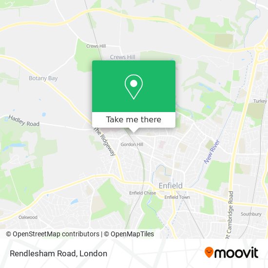 Rendlesham Road map