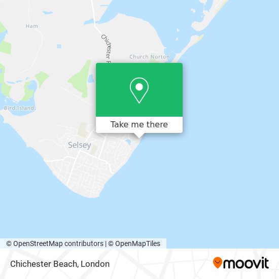 Chichester Beach map