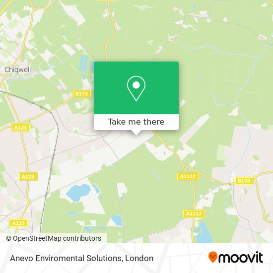 Anevo Enviromental Solutions map