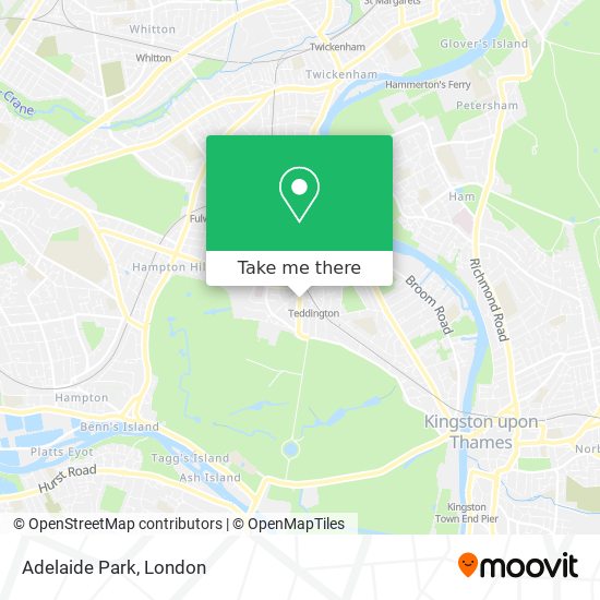 Adelaide Park map