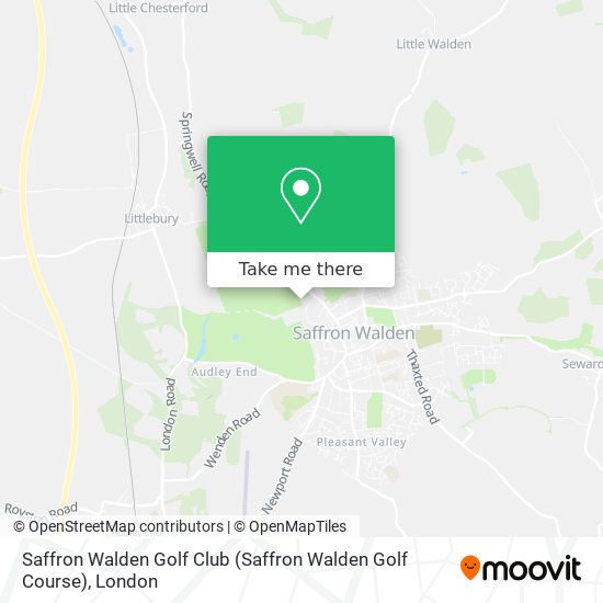 Saffron Walden Golf Club map