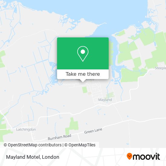 Mayland Motel map