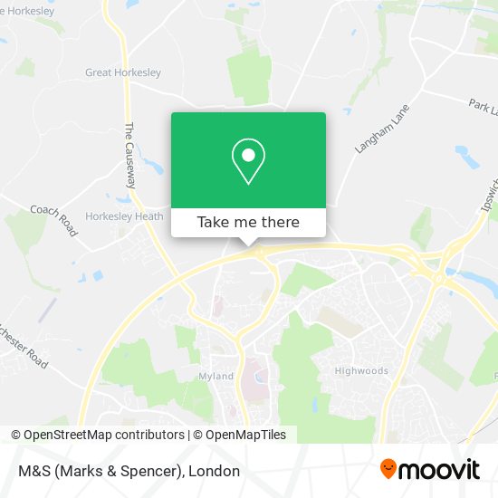M&S (Marks & Spencer) map