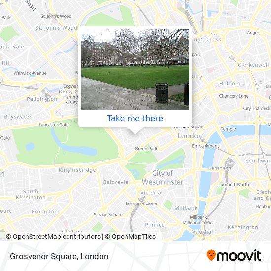 Grosvenor Square map