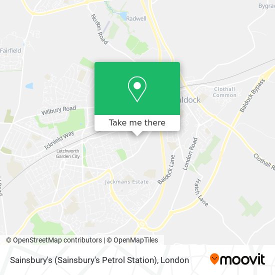Sainsbury's (Sainsbury's Petrol Station) map