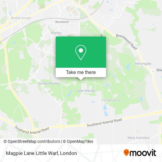 Magpie Lane Little Warl map