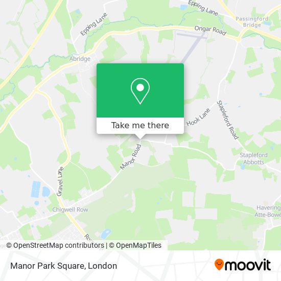 Manor Park Square map