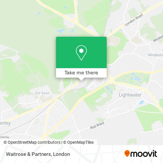 Waitrose & Partners map