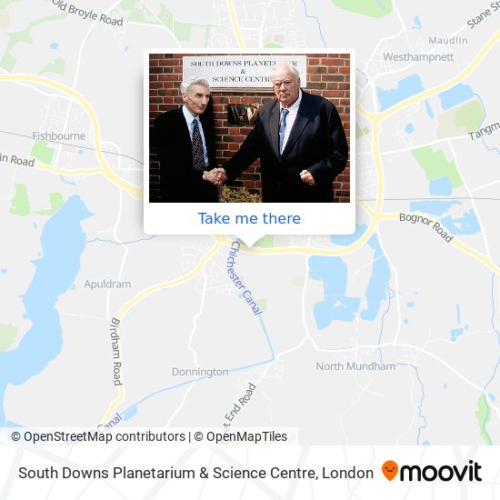 South Downs Planetarium & Science Centre map