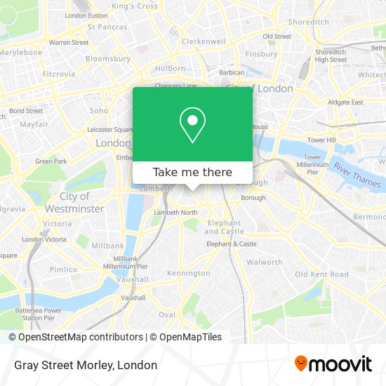 Gray Street Morley map