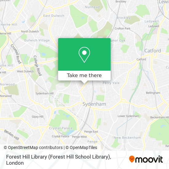 Forest Hill Library map