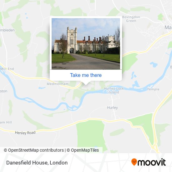 Danesfield House map