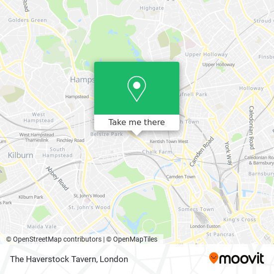 The Haverstock Tavern map