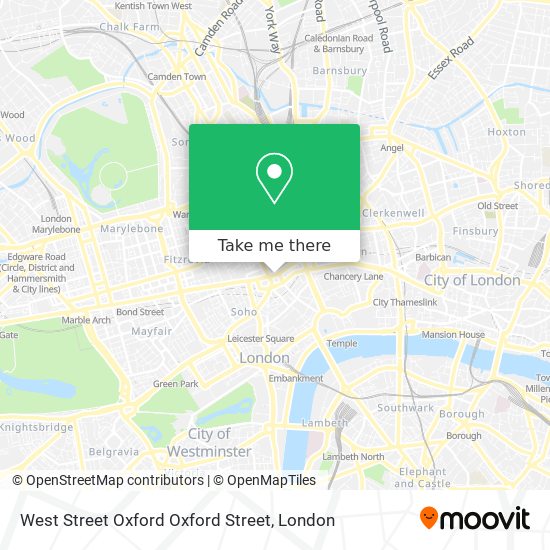 West Street Oxford Oxford Street map