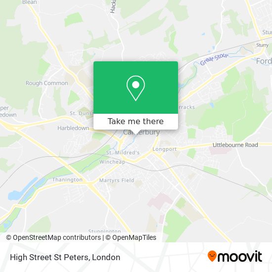 High Street St Peters map