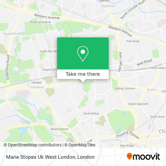 Marie Stopes Uk West London map