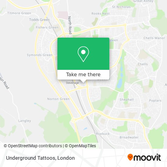 Underground Tattoos map