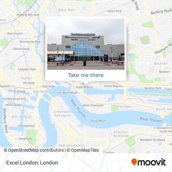 Excel London map