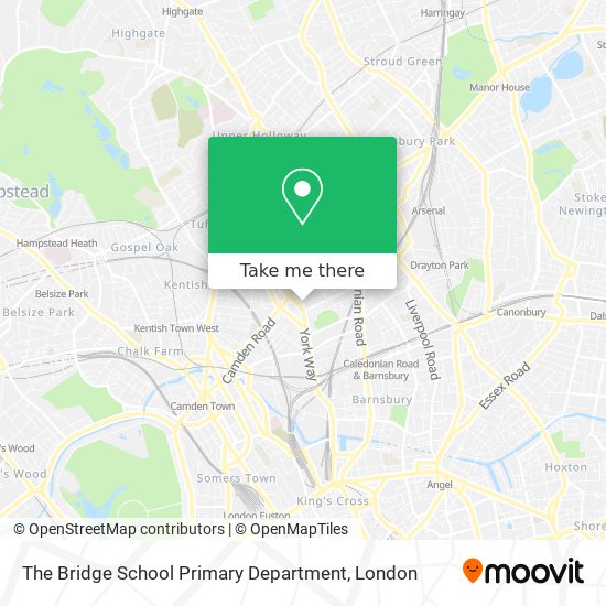 The Bridge School Primary Department map