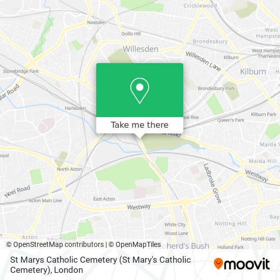 St Marys Catholic Cemetery (St Mary's Catholic Cemetery) map