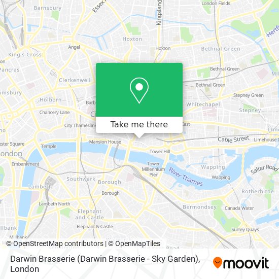 Darwin Brasserie (Darwin Brasserie - Sky Garden) map