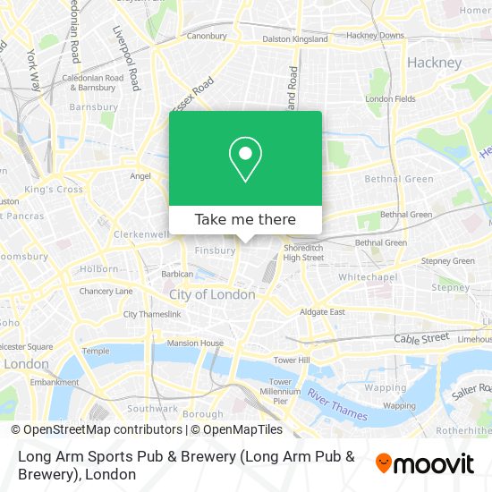 Long Arm Sports Pub & Brewery map