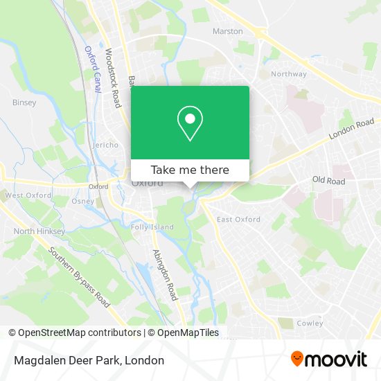 Magdalen Deer Park map