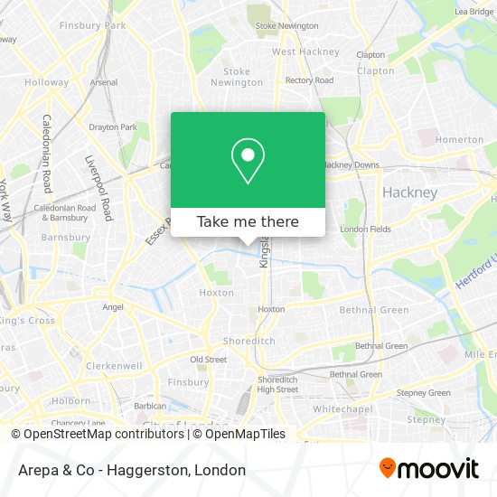 Arepa & Co - Haggerston map