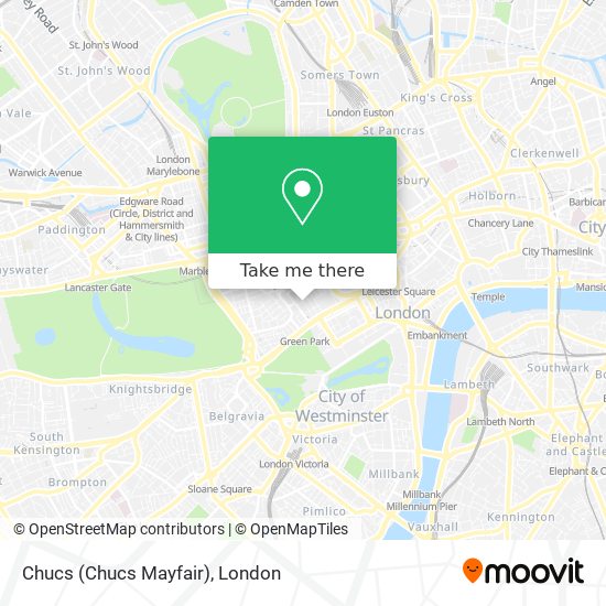 Chucs (Chucs Mayfair) map