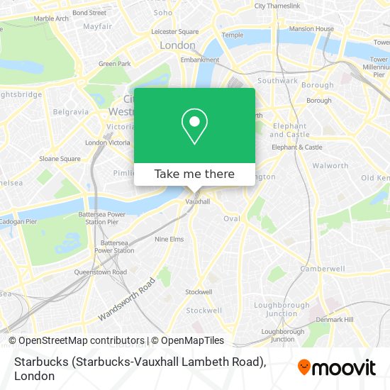 Starbucks (Starbucks-Vauxhall Lambeth Road) map