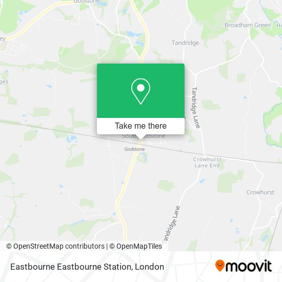 Eastbourne Eastbourne Station map