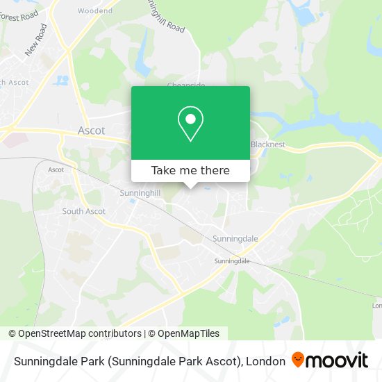 Sunningdale Park (Sunningdale Park Ascot) map