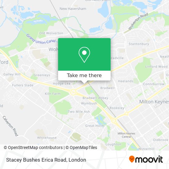 Stacey Bushes Erica Road map