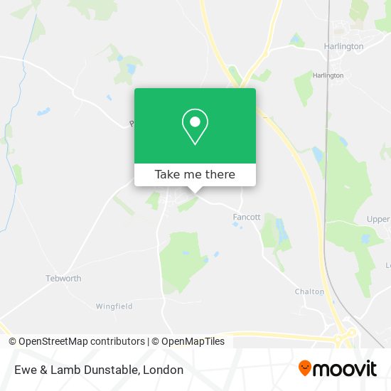 Ewe & Lamb Dunstable map