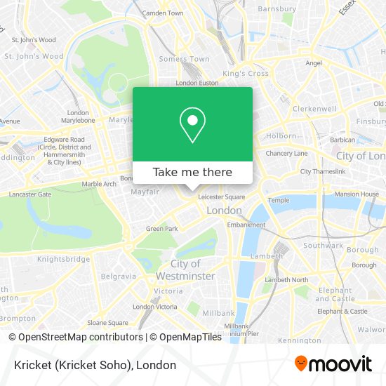 Kricket (Kricket Soho) map