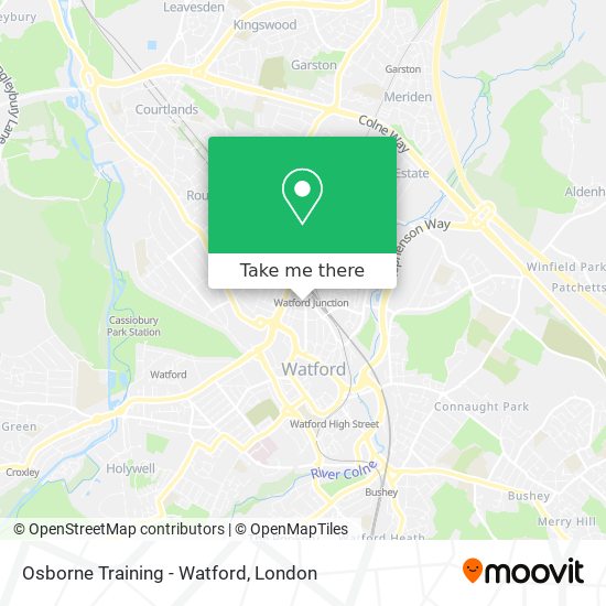 Osborne Training - Watford map