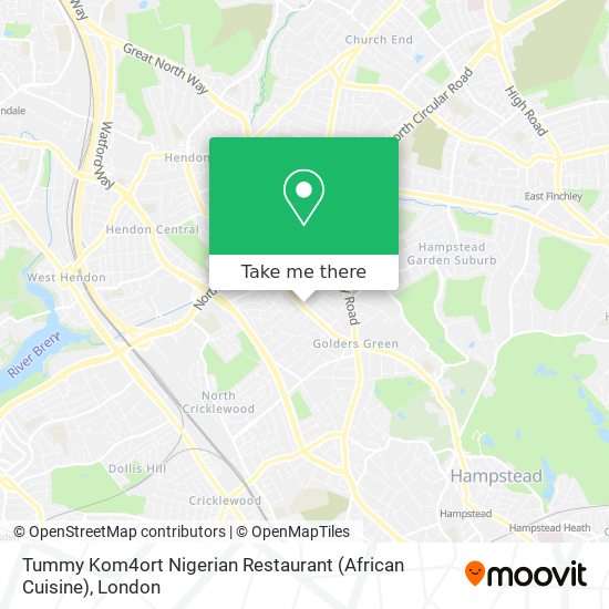 Tummy Kom4ort Nigerian Restaurant (African Cuisine) map