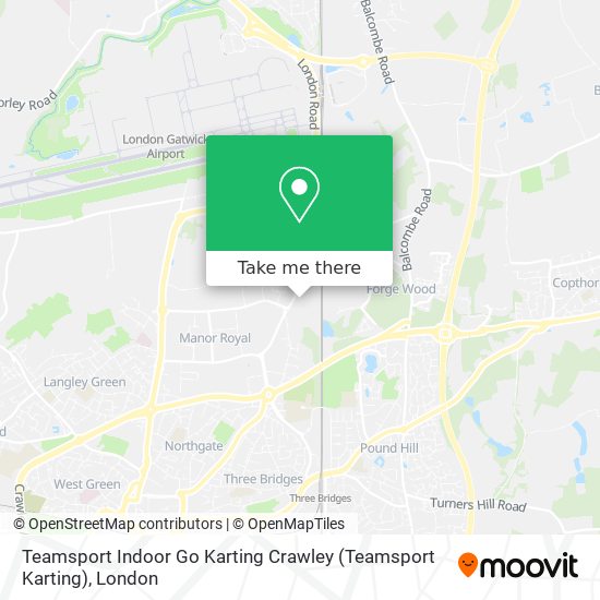 Teamsport Indoor Go Karting Crawley (Teamsport Karting) map