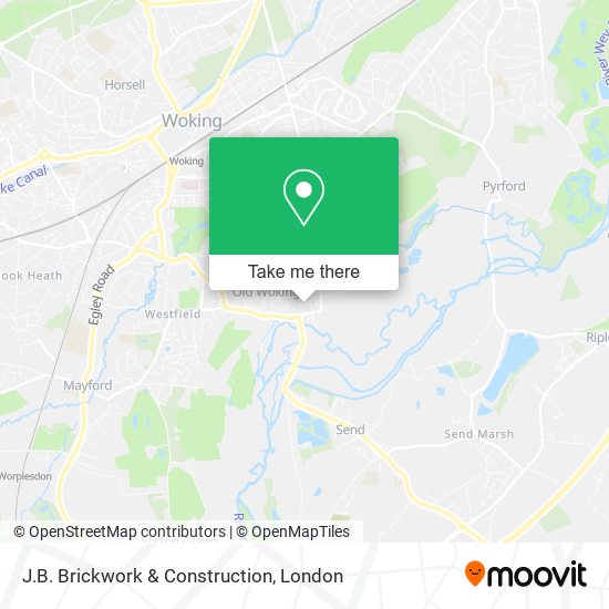 J.B. Brickwork & Construction map