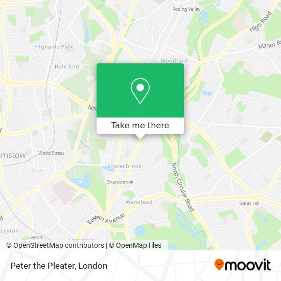 Peter the Pleater map