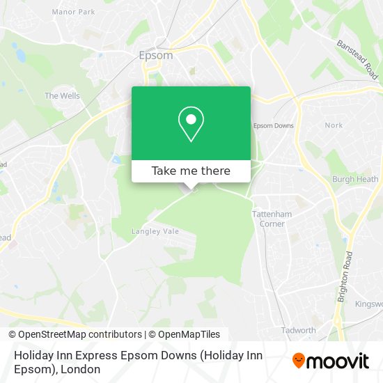 Holiday Inn Express Epsom Downs (Holiday Inn Epsom) map