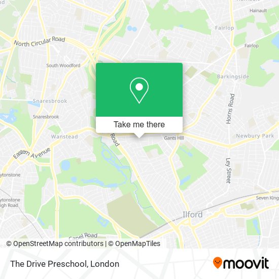 The Drive Preschool map