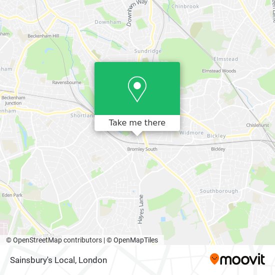 Sainsbury's Local map