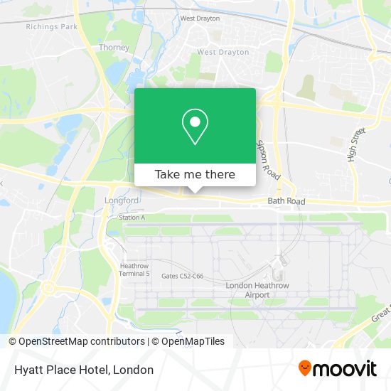 Hyatt Place Hotel map