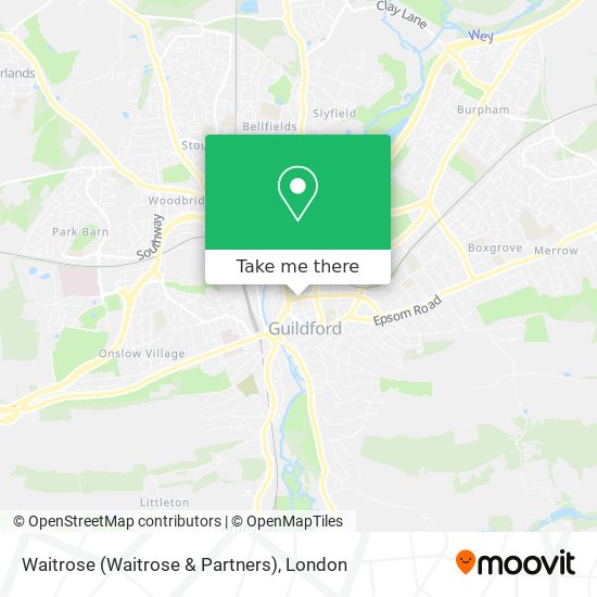 Waitrose (Waitrose & Partners) map