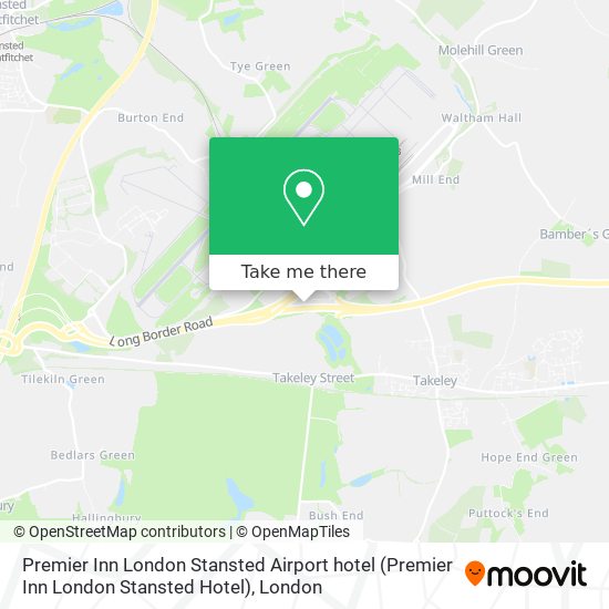 Premier Inn London Stansted Airport hotel (Premier Inn London Stansted Hotel) map