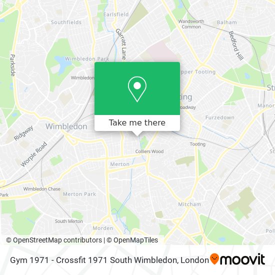 Gym 1971 - Crossfit 1971 South Wimbledon map